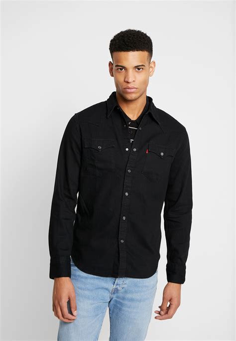 levis shirt schwarz|More.